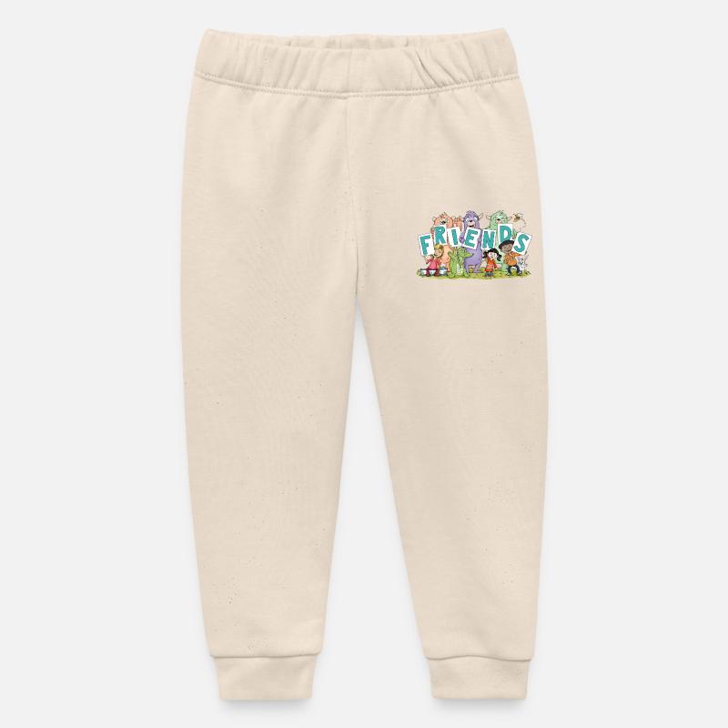 amis - Pantalon de jogging bébé bio Stanley/Stella - écru doux