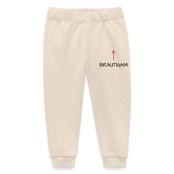Bräutigam Junggesellenabschied Pfeil - Baby Organic Jogginghose Baby Tumbler von Stanley/Stella - Natur - Vorne