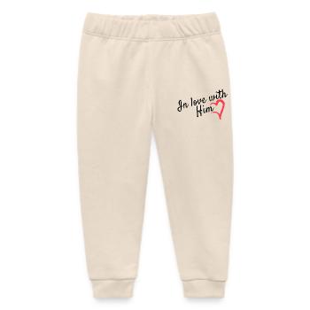 Dear partner look - Baby Organic Sweatpants by Stanley/Stella - soft Ecru - Front