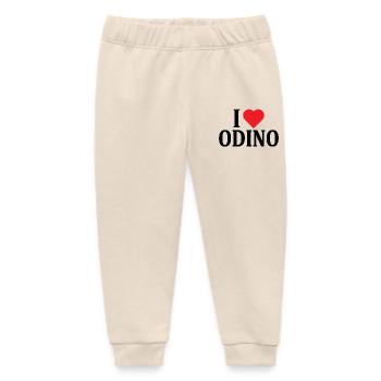 T-Shirt Ich liebe Odin T-Shirt Geschenkidee - Baby Organic Jogginghose Baby Tumbler von Stanley/Stella - Natur - Vorne