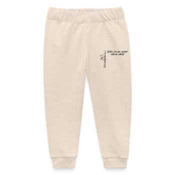 Kein Ort gefällt hier - Baby Organic Jogginghose Baby Tumbler von Stanley/Stella - Natur - Vorne
