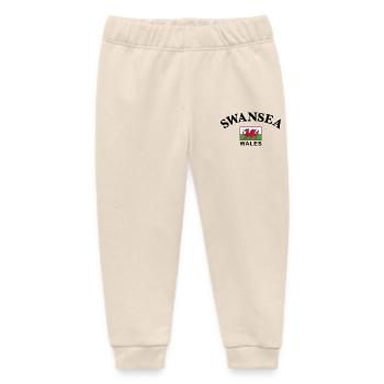 Swansea, Wales - Baby Organic Jogginghose Baby Tumbler von Stanley/Stella - Natur - Vorne