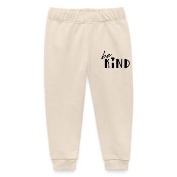 Be Kind - Baby Organic Sweatpants by Stanley/Stella - soft Ecru - Front