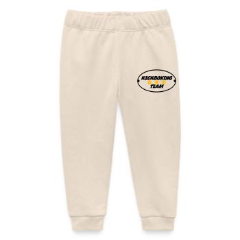 Kickboxen / Kickboxing / Kickboxer / Kick Boxing - Baby Organic Jogginghose Baby Tumbler von Stanley/Stella - Natur - Vorne