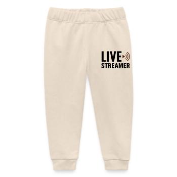 Streamer Live-Streamer - Baby Organic Jogginghose Baby Tumbler von Stanley/Stella - Natur - Vorne