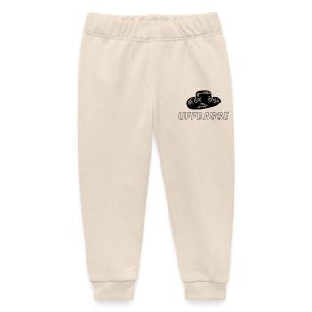 Straw Hat Love - Baby Organic Sweatpants by Stanley/Stella - soft Ecru - Front