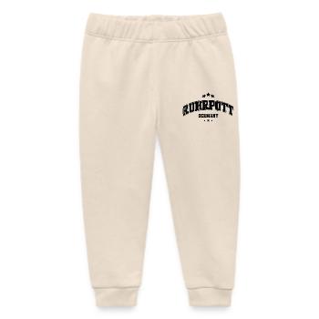 Ruhrpott lettering vintage style urban design - Baby Organic Sweatpants by Stanley/Stella - soft Ecru - Front