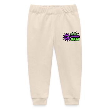 Summer Jam Sonne Abzeichen - Baby Organic Jogginghose Baby Tumbler von Stanley/Stella - Natur - Vorne