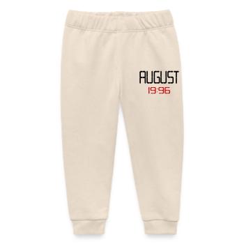August 1996 - 30. Geburtstag - Baby Organic Jogginghose Baby Tumbler von Stanley/Stella - Natur - Vorne