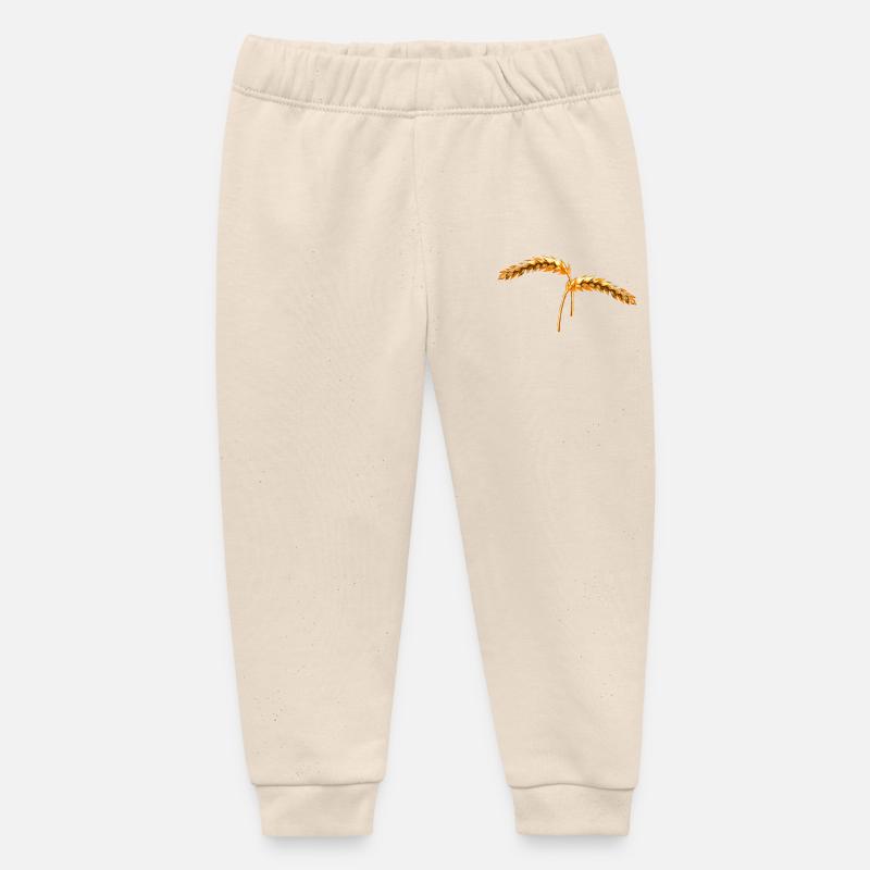 céréales - Pantalon de jogging bébé bio Stanley/Stella - écru doux