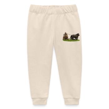Pferde- und Kutschtour - Baby Organic Jogginghose Baby Tumbler von Stanley/Stella - Natur - Vorne
