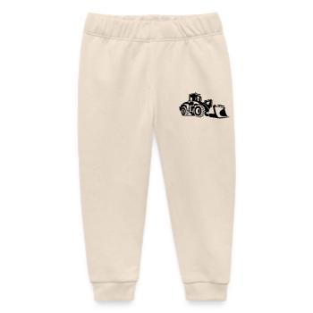 Planierraupe - Baby Organic Jogginghose Baby Tumbler von Stanley/Stella - Natur - Vorne