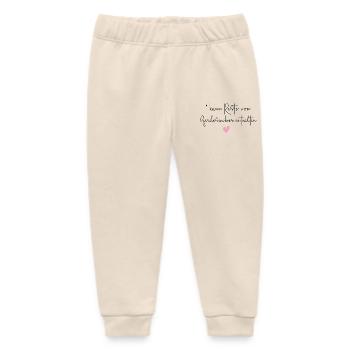 Pferde Pferdesabber lustiger Spruch Geschenk - Baby Organic Jogginghose Baby Tumbler von Stanley/Stella - Natur - Vorne