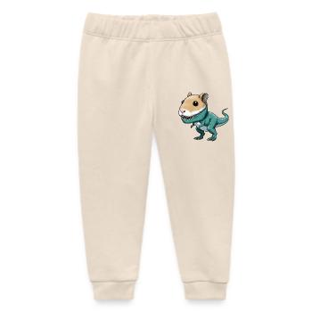 Dino-Hamster Fusion: Fabelwesen Abenteuer - Baby Organic Jogginghose Baby Tumbler von Stanley/Stella - Natur - Vorne