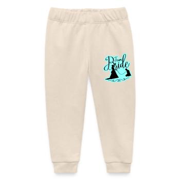 Team Braut Hochzeit Junggesellinnen - Baby Organic Jogginghose Baby Tumbler von Stanley/Stella - Natur - Vorne