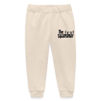 The Squatfather schwarz - Baby Organic Jogginghose Baby Tumbler von Stanley/Stella - Natur - Vorne
