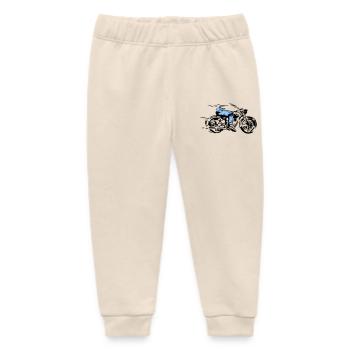 biker - Baby Organic Sweatpants by Stanley/Stella - soft Ecru - Front