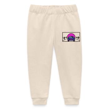 Wueste Highway Auto Logo - Baby Organic Jogginghose Baby Tumbler von Stanley/Stella - Natur - Vorne