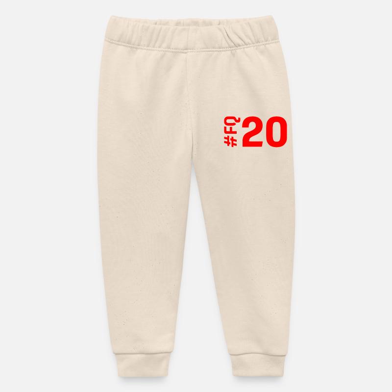 FQ20 - Pantalon de jogging bébé bio Stanley/Stella - écru doux