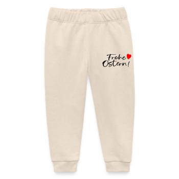 FROHE OSTERN WÜNSCHEN - Baby Organic Jogginghose Baby Tumbler von Stanley/Stella - Natur - Vorne