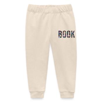Dinkelbuch mit Bücherregalen, Lesen und Literat - Baby Organic Jogginghose Baby Tumbler von Stanley/Stella - Natur - Vorne