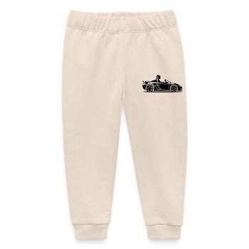 Cabrio Auto Pkw Frau - Baby Organic Jogginghose Baby Tumbler von Stanley/Stella - Natur - Vorne