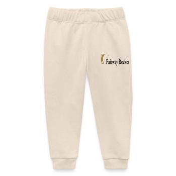 golf - Baby Organic Sweatpants by Stanley/Stella - soft Ecru - Front