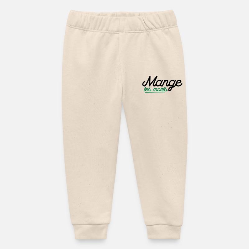 Mange tes morts - Pantalon de jogging bébé bio Stanley/Stella - écru doux