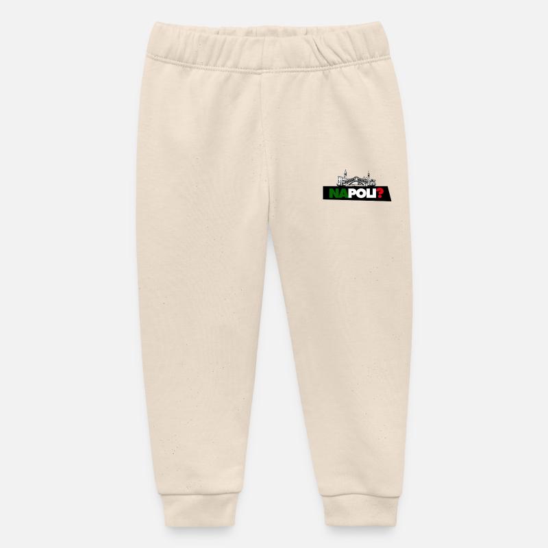 Naples? - Pantalon de jogging bébé bio Stanley/Stella - écru doux