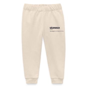 SAXON Saxe - Pantalon de jogging bébé bio Stanley/Stella - écru doux - Devant