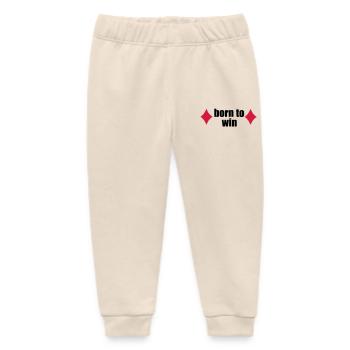 poker - Baby Organic Sweatpants by Stanley/Stella - soft Ecru - Front