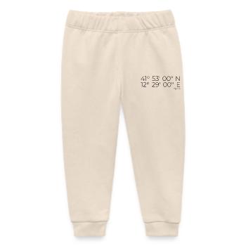 Koordinaten Roma Italien - Baby Organic Jogginghose Baby Tumbler von Stanley/Stella - Natur - Vorne
