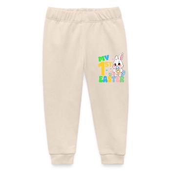 My First Easter - Mein erstes Osterfest - Baby Organic Jogginghose Baby Tumbler von Stanley/Stella - Natur - Vorne