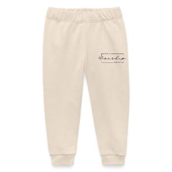 🙏Zum Gottesdienst gemacht – Psalm 95,1 Christliches T-Shirt - Baby Organic Jogginghose Baby Tumbler von Stanley/Stella - Natur - Vorne