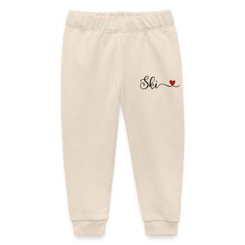Ski - Baby Organic Jogginghose Baby Tumbler von Stanley/Stella - Natur - Vorne