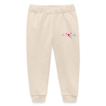 Boulderer Herzschlag Boulder Bouldern - Baby Organic Jogginghose Baby Tumbler von Stanley/Stella - Natur - Vorne