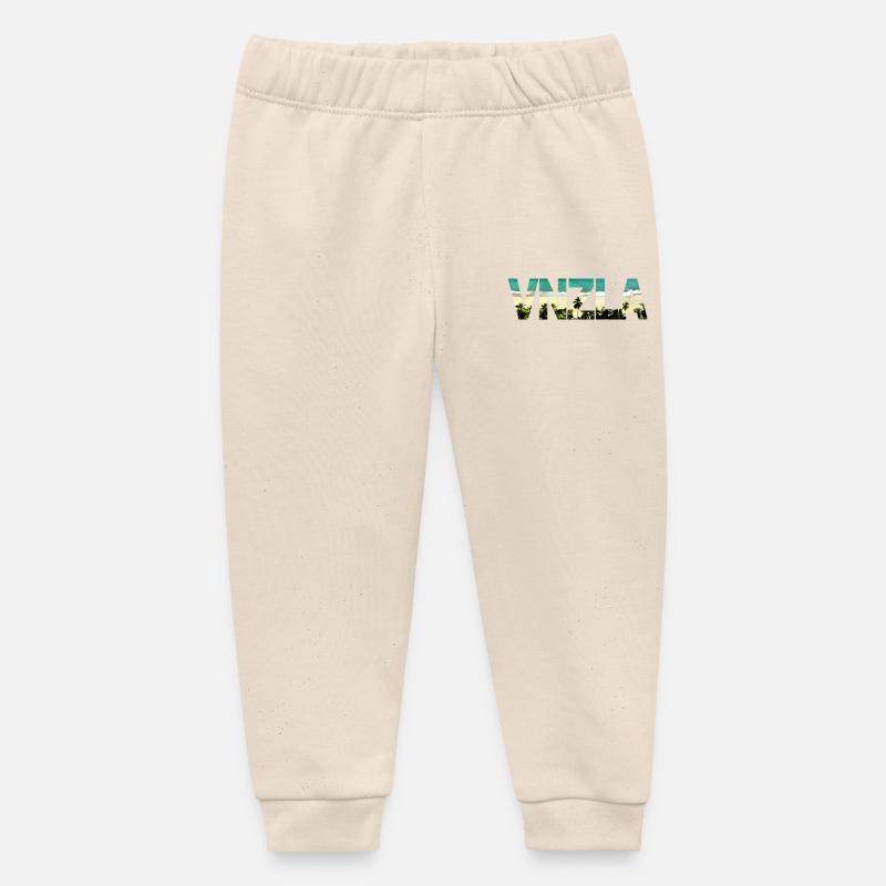 VNZLA - Pantalon de jogging bébé bio Stanley/Stella - écru doux