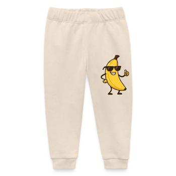 Banana Comic - Baby Organic Sweatpants by Stanley/Stella - soft Ecru - Front
