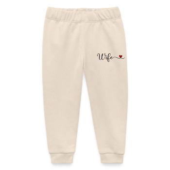 Ehefrau - Baby Organic Jogginghose Baby Tumbler von Stanley/Stella - Natur - Vorne