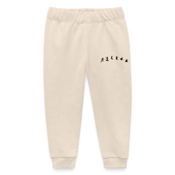 long jump - Baby Organic Sweatpants by Stanley/Stella - soft Ecru - Front