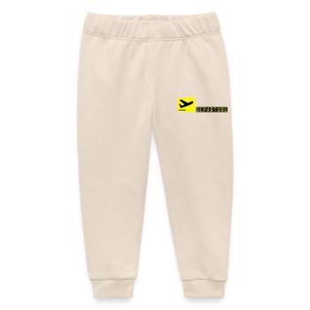 Flugzeug beim Starten - Baby Organic Jogginghose Baby Tumbler von Stanley/Stella - Natur - Vorne