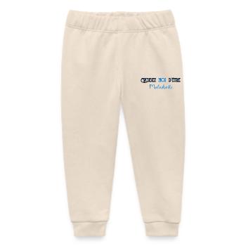 Excuse me for being clumsy - Baby Organic Sweatpants by Stanley/Stella - soft Ecru - Front