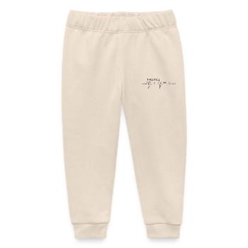 Healing is not linear - cardiogram - Baby Organic Sweatpants by Stanley/Stella - soft Ecru - Front