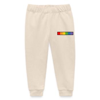 LGBT rainbow schwarz - Baby Organic Jogginghose Baby Tumbler von Stanley/Stella - Natur - Vorne