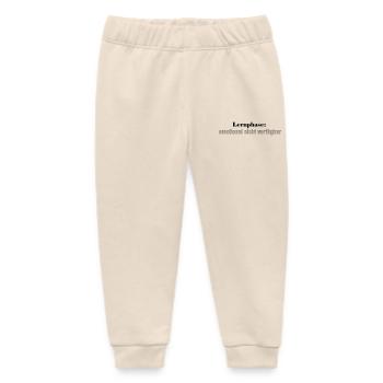 Learning phase: emotionally unavailable - Baby Organic Sweatpants by Stanley/Stella - soft Ecru - Front