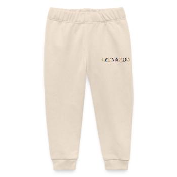 LEONARDO Name mit Blumen geschmückt - Baby Organic Jogginghose Baby Tumbler von Stanley/Stella - Natur - Vorne