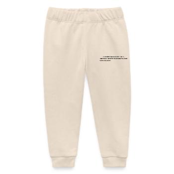 Satoshi Nakamoto – I Don't Have Time to Convince Y - Baby Organic Sweatpants by Stanley/Stella - soft Ecru - Front