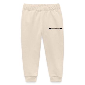 arrow - Baby Organic Sweatpants by Stanley/Stella - soft Ecru - Front