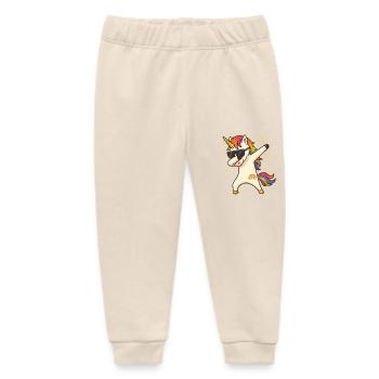 Unicorn - Baby Organic Sweatpants by Stanley/Stella - soft Ecru - Front