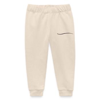 Strich Kunst Pinselstrich Unterstrich Riss Linie - Baby Organic Jogginghose Baby Tumbler von Stanley/Stella - Natur - Vorne